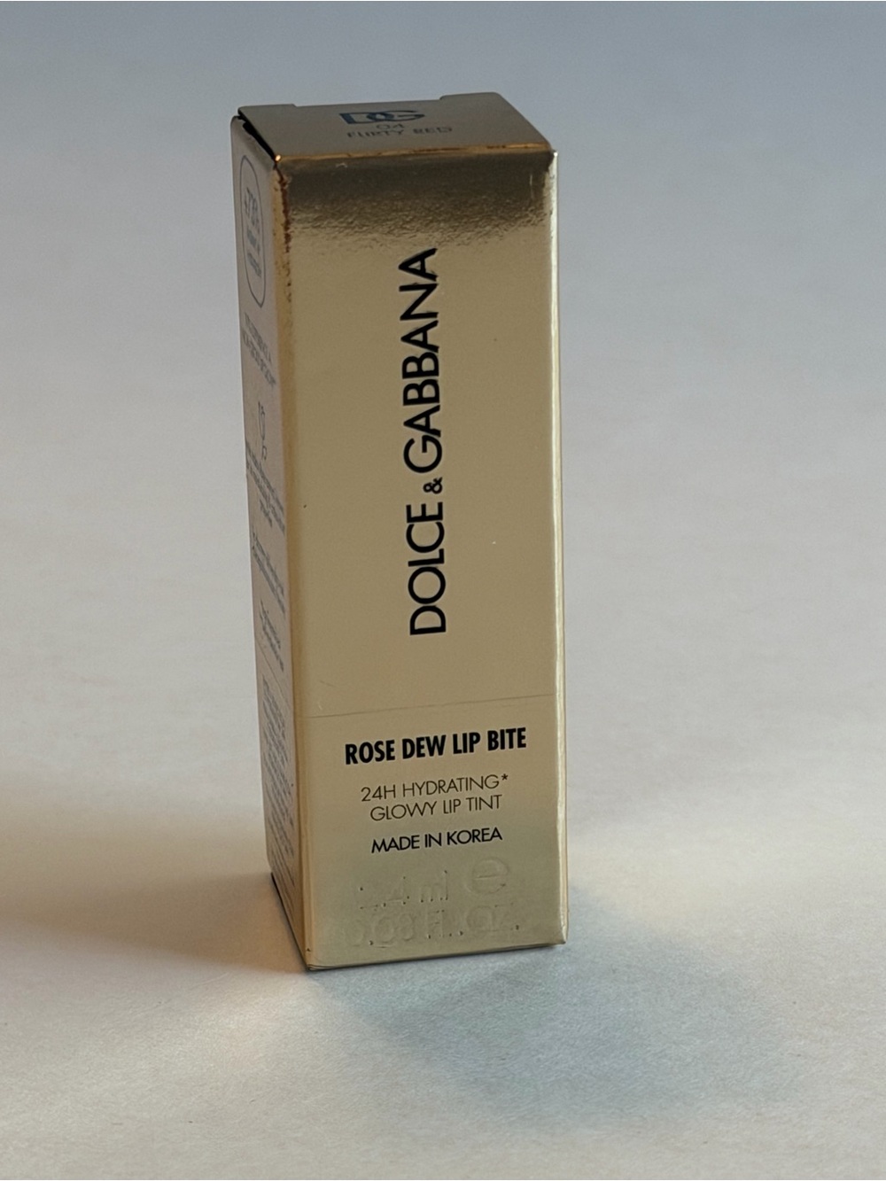 Dolce & Gabbana Rose Dew Lip Bite 24H Hydrating Glossy Lip Tint in Flirty Red - Picture 6 of 6